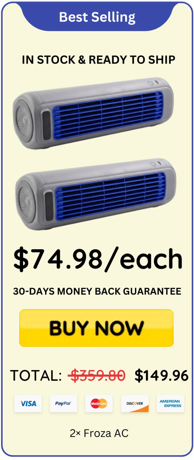 Froza AC offer price